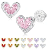 Heart Stud Earrings