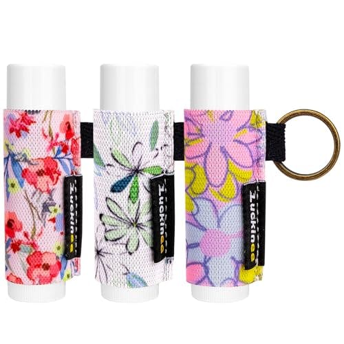 Lip Balm Holder Keychain Set