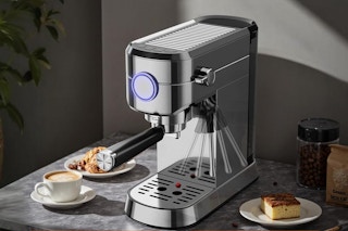 espresso machine on counter