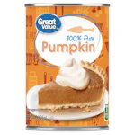 Great Value Pure Pumpkin