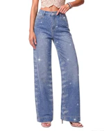 luvamia Women's Wide Leg Jeans