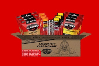 a box of Jack Link's Beef Jerky 