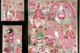 window decal valentine's day stickers