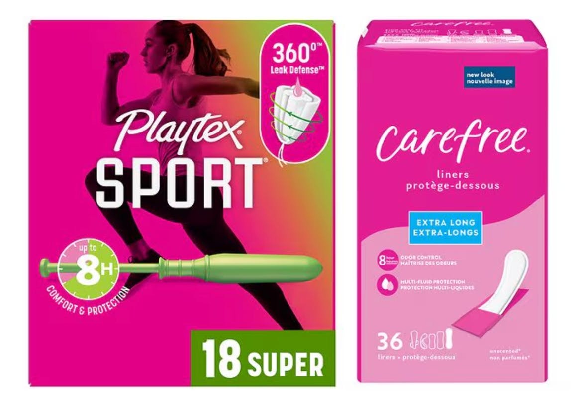 2 Playtex + 2 Carefree Items