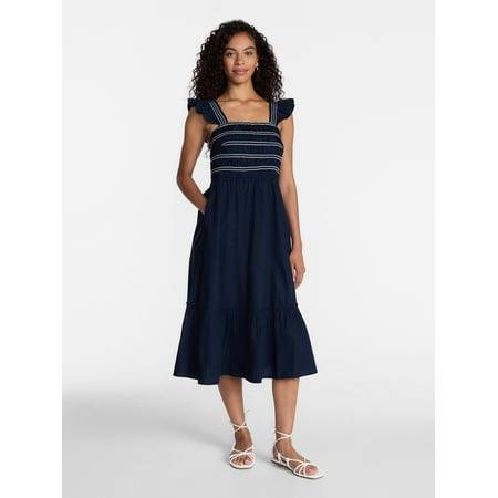 Time and Tru Women's Midi Dress