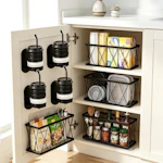 Cabinet Door Organizer 8-Pack