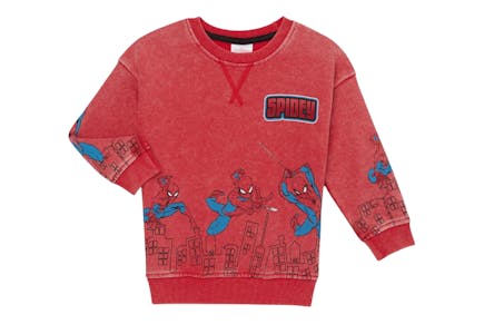 Spider-Man Toddler Pullover Sweatshirt