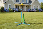 Franklin Sports batting tee and basketball