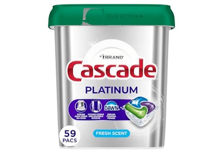 Cascade Platinum Dishwasher Pods