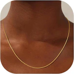 Sterling Silver Box Chain Necklace