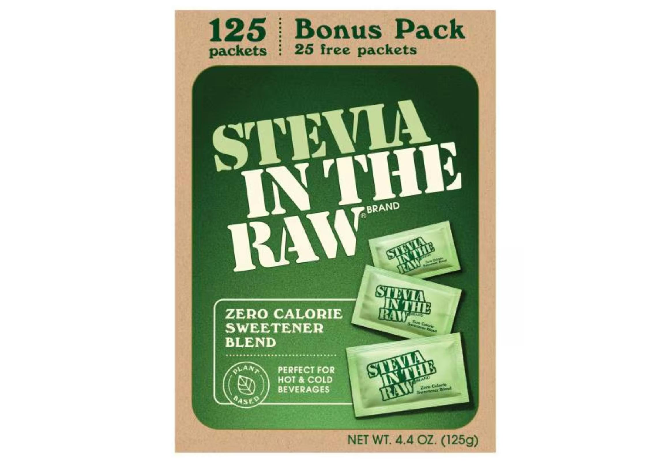 2 Stevia in the Raw Sweetener Packs