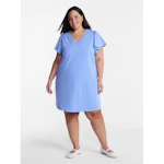 Terra & Sky Women's Plus Mini Dress