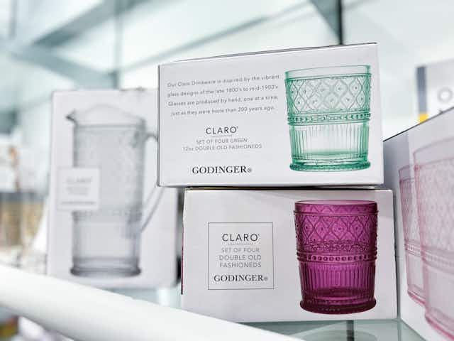 Godinger 4-Piece Drinkware Sets, as Low as $20 at Macy's card image