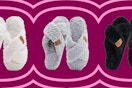 multiple color slippers collage