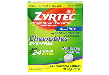 Zyrtec Allergy Tablets