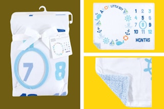 Target Hudson Baby milestone blanket