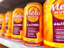 Metamucil fiber on a Walmart shelf