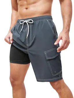 Men's Cargo Swim Trunks