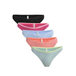 No Boundaries Thong Panties 5-Pack