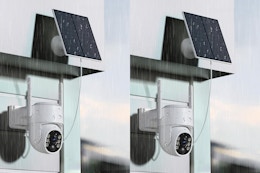 B0FMQYRMFZ Solar Security Cameras in the rain