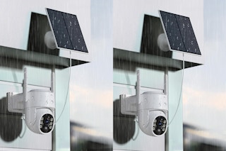 B0FMQYRMFZ Solar Security Cameras in the rain
