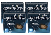 4 Goodnites Nighttime Underwear