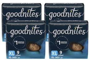4 Goodnites Nighttime Underwear