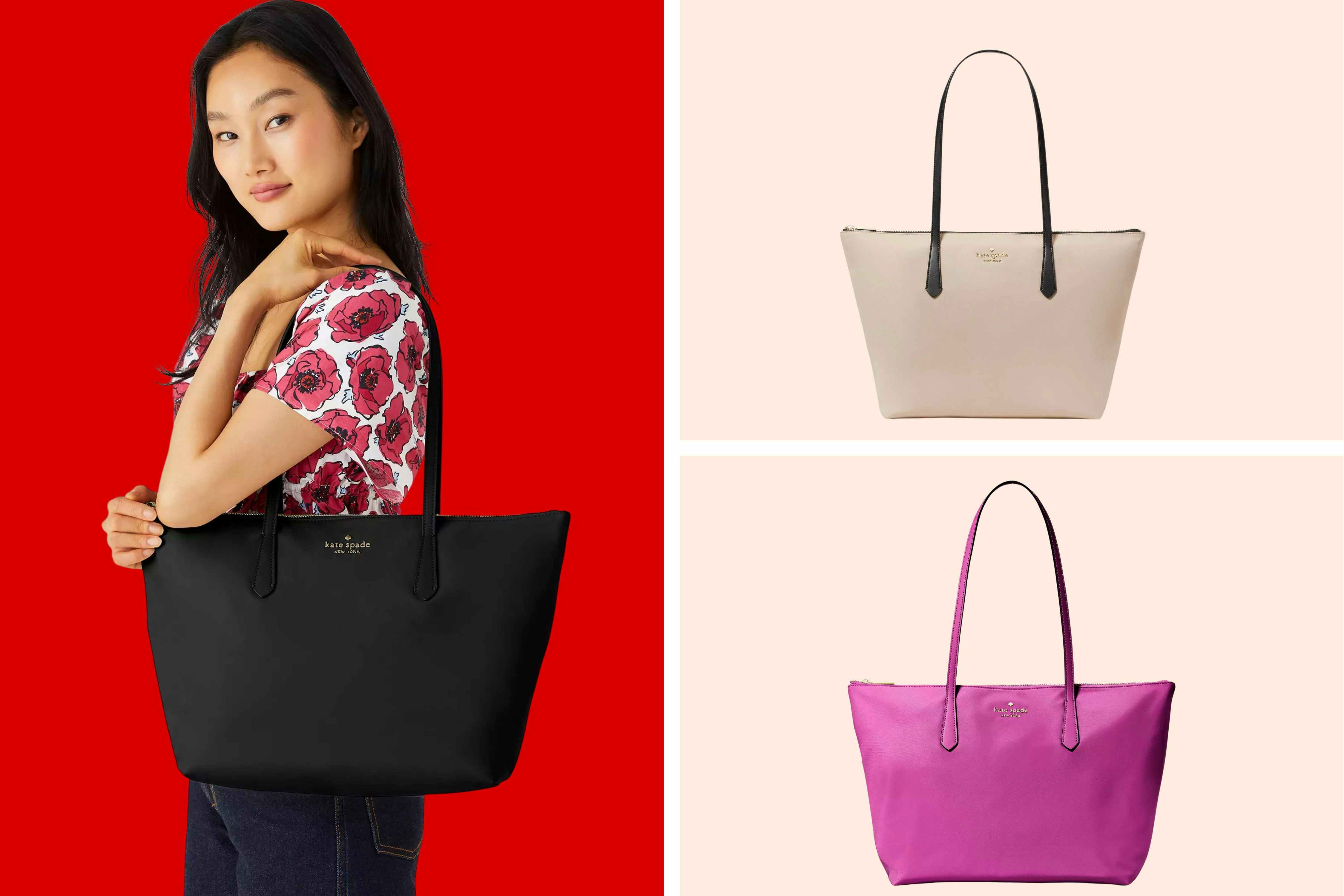 This Nylon Kate Spade Tote Is $230 Off — and It Comes in 5 Colors