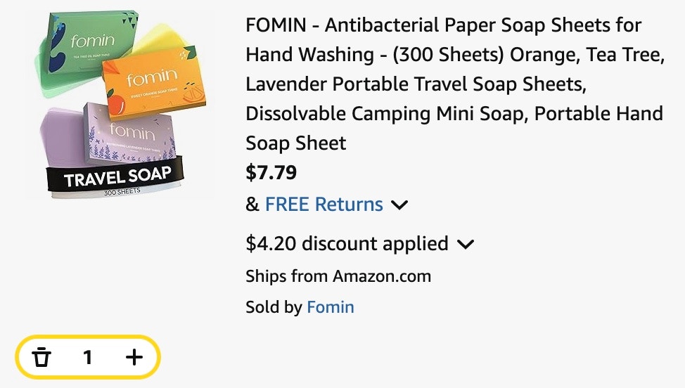 paper soap sheets