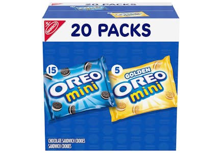 Nabisco Oreo Mini Cookies 20-Pack