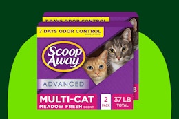 Scoop Away 37-Pound Cat Litter, as Low as $11.54 on Amazon card image