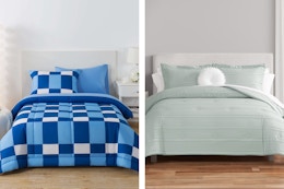 walmart mainstays bed in a bag collage