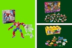 Lego sets in a collage