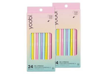 Yoobi #2 Pencils 48-Pack