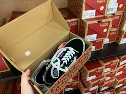 Retail Vans in store feature image shoe box kcl
