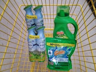 gain products in a cart