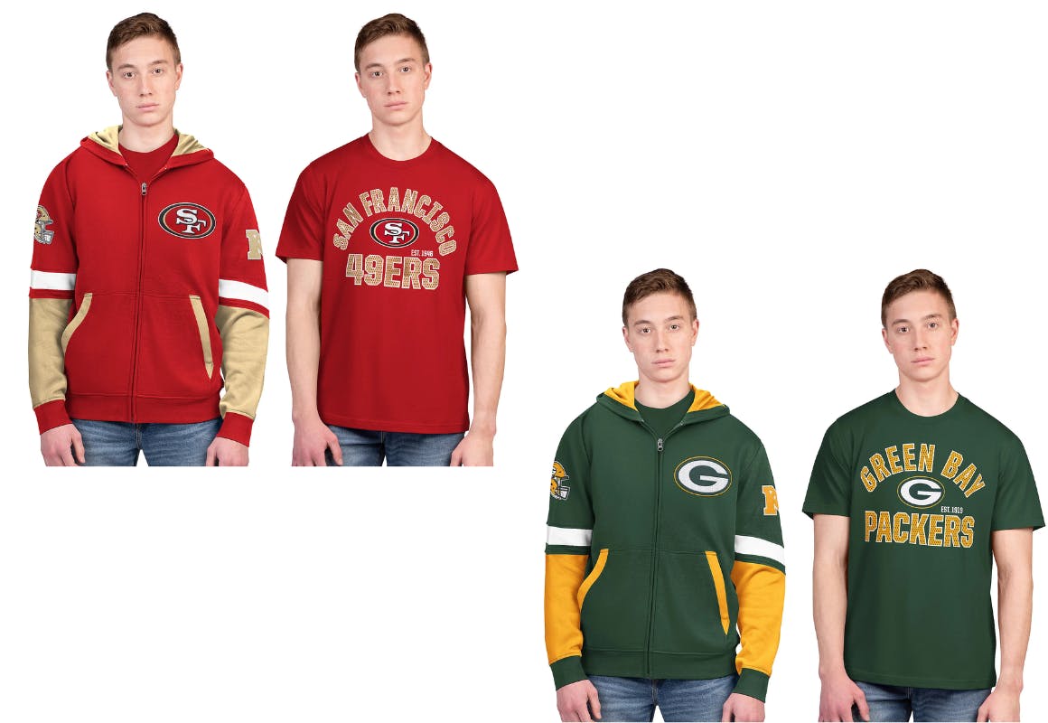 NFL T-shirt and Hoodie ($125 Value)
