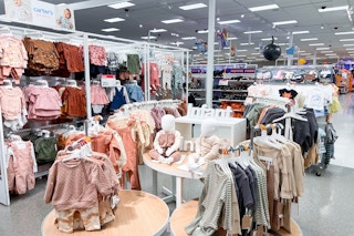 baby apparel section at target