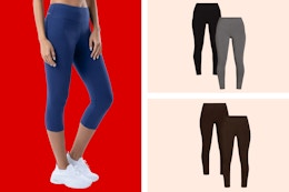 Women’s Leggings, as Low as $4 per Pair at Walmart (Includes Plus Sizes) card image