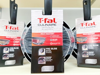 t-fal 2-piece fry pan set