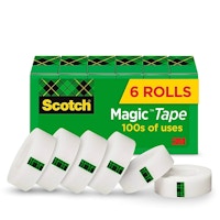 Scotch Magic Tape Refill 6-Pack