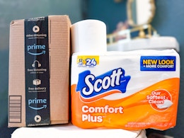 Scott 12-Pack Comfort Plus Toilet Paper, as Low as $4.83 on Amazon card image