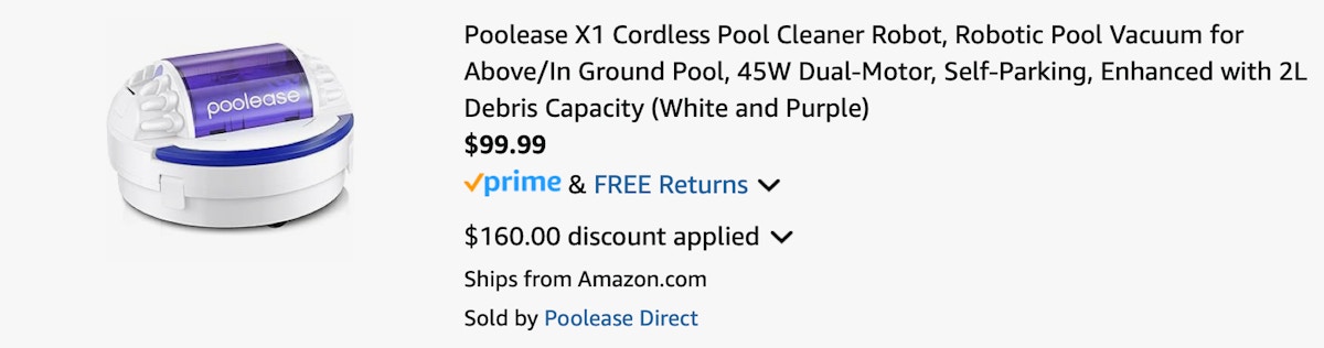 amazon Cordless Robot Pool Cleaner 2025