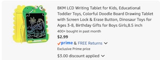writing tablet Amazon receipt