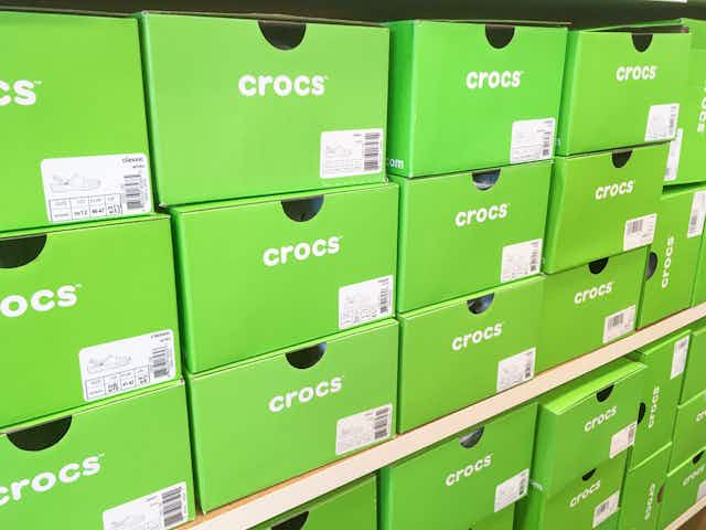 Slip-Resistant Crocs Clogs, $22.99 at Walmart — 58% Off card image