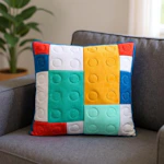 LEGO Rainbow of Bricks Pillow