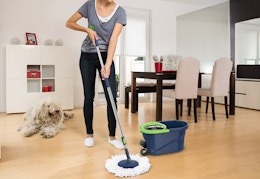Pay Just $29 for This Spin Mop and Bucket Set (Online Only at Walmart) card image