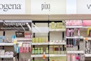 pixi cosmetics and skincare area