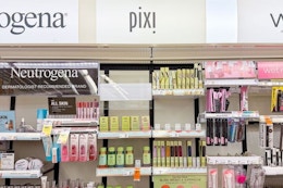 pixi cosmetics and skincare area