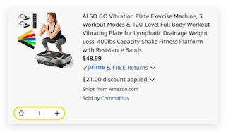 Vibration Plate Exercise Machine